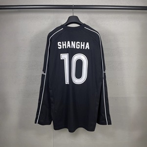 Maglia da Calcio Vintage di Alta Qualità con Scritta Paris 2025, Nuovo Marchio <span class=keywords><strong>B</strong></span> per Collaborazione, Ricamata e Stampata <span class=keywords><strong>a</strong></span> Maniche Lunghe - Product Image 2