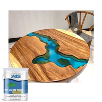 Colle dure en résine époxy transparente de 2 gallons Résistance aux UV de haute qualité pour le travail du bois Peinture de construction Adhésifs à faible odeur Mastics