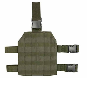 Plateforme tactique MOLLE pour cuisse, couleur Coyote Brown et autres couleurs, accessoires pour systèmes MOLLE, fournitures pour missions. - Product Image 5