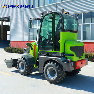 Penjualan gratis pengiriman barang bawaan roda baru pemuat bumi bergerak alat berat 4*4 pemuat Backhoe