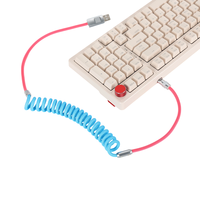 Vente chaude Bobine Câble De Charge Spirale Usb Câble De Données Type C Micro Ressort Flexible USB à Type C Câble De Charge Rétractable