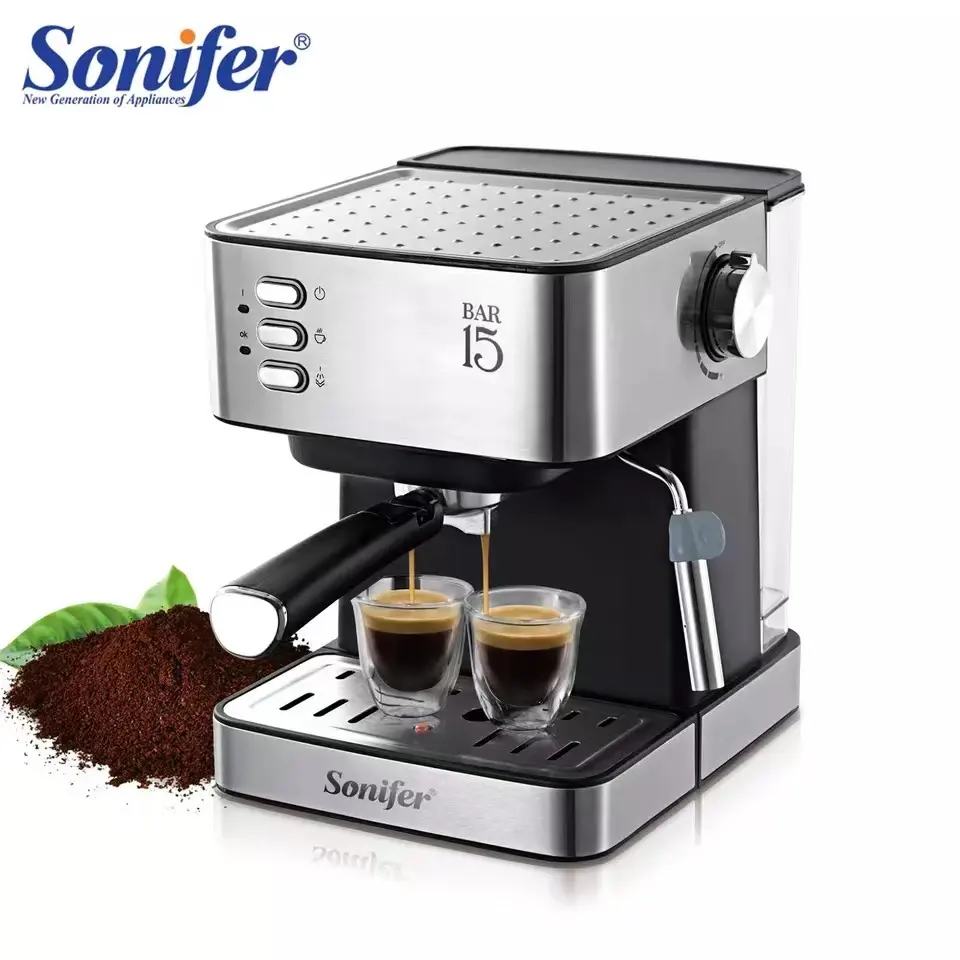 Sonifer SF-3535 Huishouden 15 Bar Hogedrukpomp Automatische Cappuccino Melk Frother Espresso Koffiezetapparaat