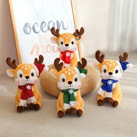 Peluche Cerf de Noël en Coton PP, Adorable Animal en Peluche Rembourré, Décoration, Ornement, Cadeau de Fêtes pour Enfants, Vente en Gros
