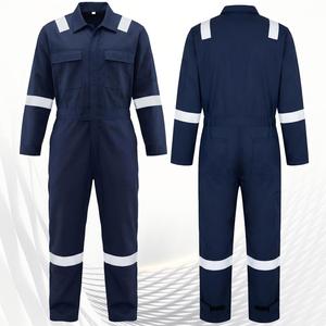 Tuta da <span class=keywords><strong>Lavoro</strong></span> <span class=keywords><strong>in</strong></span> Puro Cotone con Strisce Riflettenti, Resistente e Personalizzabile, Adatta per Equipaggi e <span class=keywords><strong>Operai</strong></span> Navali - Product Image 2