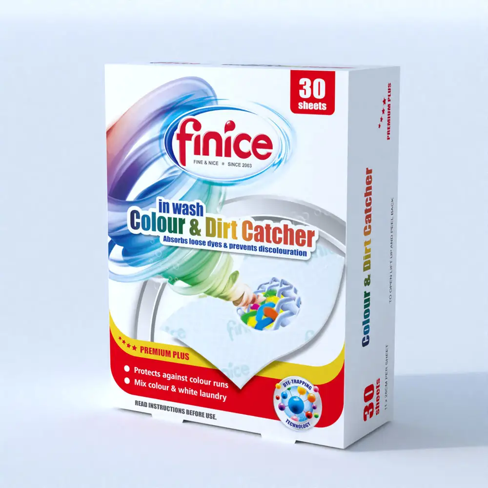 Beliebte Stoff farbe Grabber Reinigung Wäsche Farbe absorbierende Farbe Farbe Schmutz sammler Blatt Farb fänger