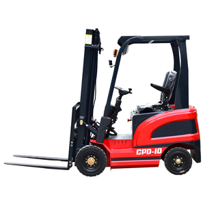 Carretilla Elevadora Eléctrica de 1 Tonelada con Batería de Litio, Hidráulica, 4x4, para Almacén, Mini Montacargas Eléctrico con Accesorios - Product Image 6