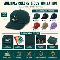 Gorras de Béisbol Bordadas Personalizadas al por Mayor, Gorras de 6 Paneles de Sarga de Algodón con Logotipo, Gorras de Papá con Cierre a Presión, Perfil Bajo, Fabricante OEM