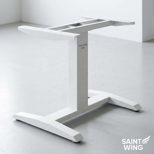 <span class=keywords><strong>Table</strong></span> <span class=keywords><strong>de</strong></span> <span class=keywords><strong>Chevet</strong></span> Électrique Intelligente Saint Wing DF015 - Bureau Mobile à Cadre en C Inclinable et Réglable en Hauteur (71-121 cm) avec Mémoire - Product Image 5