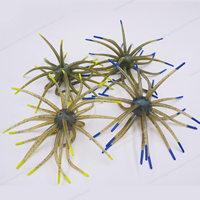 Double couleurs OEM 25mm, couleurs personnalisées, personnalisation, appât de pêche souple en TPE, haute élasticité, appât de pêche flottant en forme d'ormeau