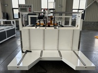 Machine de fabrication de cartons en carton ondulé semi-automatique nouvel état collant et pliant l'équipement de collage
