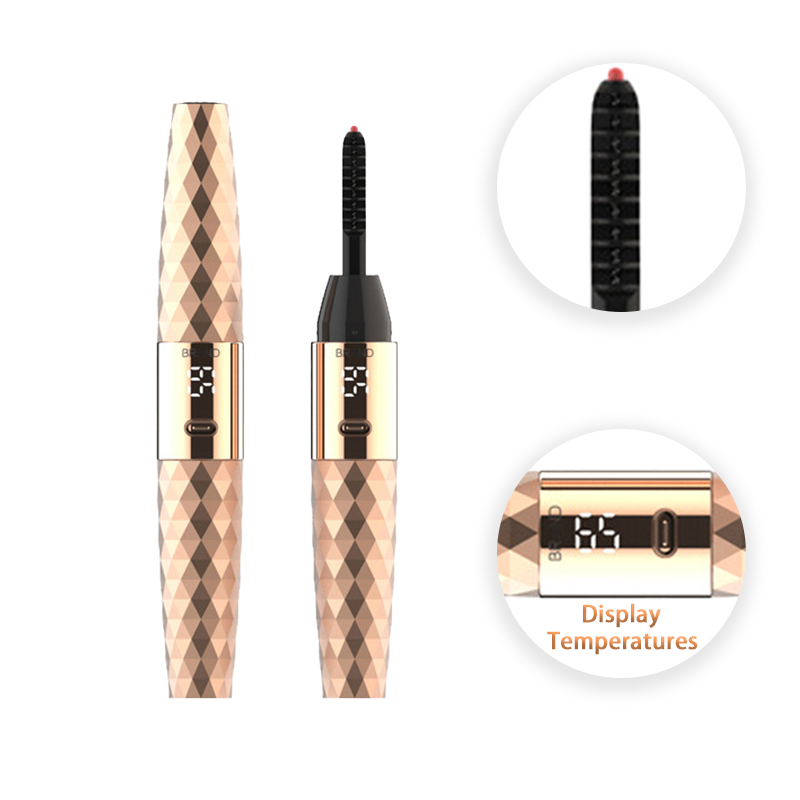 Набор для завивки ресниц с 2 температурными этикетками, usb-устройство для завивки ресниц с быстрым подогревом, 2021