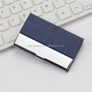 Tarjetero personalizado de Metal y cuero, venta al por mayor, con nombre de boda, tarjetas de negocios - Product Image 4