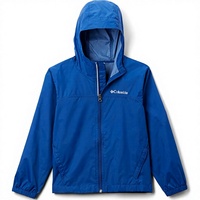 Blouson Bomber Imperméable à Capuche pour Garçons, Style Streetwear Glennaker, en Nylon Fin 100% avec Impression par Décharge, Collection Printemps ODM