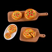 NUOVO Modello di Pizza in Resina per Giochi di Ruolo e Decorazioni