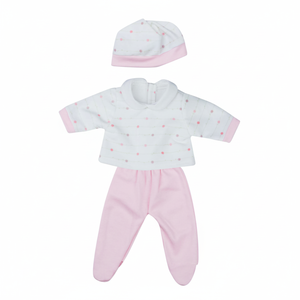 BABYLIN Conjunto de Ropa 100% Algodón para Bebés Niñas, Rosa y Blanco, 2-3 Piezas, para Edades de 0 a 24 Meses, para Otoño y Primavera - Product Image 2