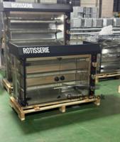 Four à rôtir professionnel à 3 broches pour poulet, barbecue rotatif, gaz/électrique, pour restaurant commercial