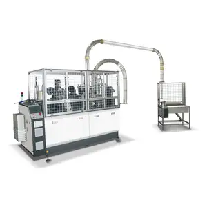 Machine de fabrication de gobelets en papier d'occasion Machine automatique de fabrication de gobelets de restauration