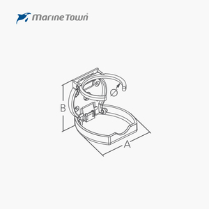 ที่ใส่เครื่องดื่มสแตนเลสพับเก็บได้สำหรับฮาร์ดแวร์ทางทะเลใหม่โลโก้ออกแบบได้ตามต้องการ - Product Image 2