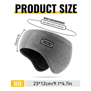<span class=keywords><strong>Bandeau</strong></span> <span class=keywords><strong>cache</strong></span>-oreilles WRELS de haute qualité pour l'hiver, chaud, coupe-vent, léger, élastique et portable, idéal pour la course et le cyclisme - Product Image 6