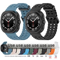 Bracelet de sport en silicone officiel Ocean pour Samsung Galaxy Watch7 Ultra 47MM, résistant à l'eau salée, bracelet de plongée