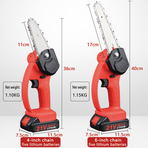 เลื่อยโซ่ยนต์ไร้สาย ACS02 21V Li-ion ขนาดเล็ก 4 นิ้ว มอเตอร์ไร้แปรงถ่าน แบบพกพา สำหรับงาน DIY และอุตสาหกรรม OEM - Product Image 6