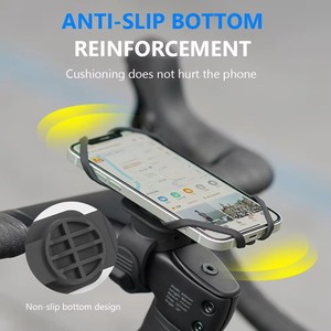 Support d'ordinateur de <span class=keywords><strong>vélo</strong></span> en silicone antidérapant, support d'ordinateur de guidon de <span class=keywords><strong>vélo</strong></span> multifonction, support d'ordinateur de <span class=keywords><strong>vélo</strong></span>, accessoires de cyclisme - Product Image 3