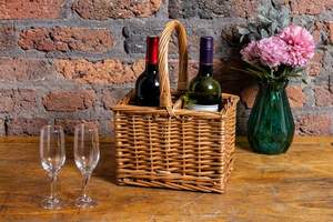 Jy <span class=keywords><strong>2</strong></span> 4 6 Fles Rieten Rotan Wijndragerhouder Mand - Product Image 6