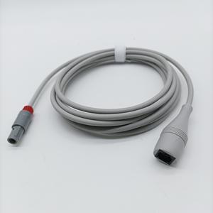 Nihon KOHLER สายเชื่อมต่อเซ็นเซอร์ความดัน6-Pin แบบรุกรานพร้อมฉนวน TPU สายหลักทางการแพทย์ยาว3เมตรสำหรับปลายเครื่อง - Product Image 4