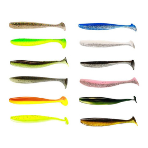 Leurre de pêche souple en plastique de haute qualité 2,1 g, 10 couleurs, avec queue en T et queue de pagaie - Product Image 6