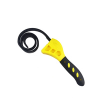 6 ''Multi Cinturino In Gomma Chiave A Cricchetto pesante regolabile in gomma di plastica filtro olio auto cintura apribottiglie chiave