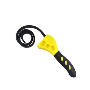 6 ''<span class=keywords><strong>clé</strong></span> <span class=keywords><strong>à</strong></span> cliquet en caoutchouc multi-<span class=keywords><strong>sangle</strong></span> lourde réglable en caoutchouc plastique Auto <span class=keywords><strong>filtre</strong></span> <span class=keywords><strong>à</strong></span> <span class=keywords><strong>huile</strong></span> ouvre-bouteille <span class=keywords><strong>clé</strong></span> <span class=keywords><strong>à</strong></span> ceinture - Product Image 1