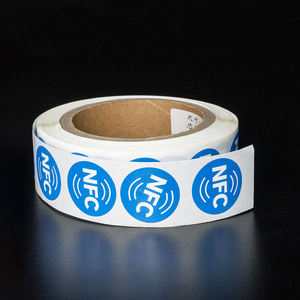 RFid लेबल निर्माण रिटेबल rfid चिप एंटेना 13.56mhz <span class=keywords><strong>s50</strong></span> 1k निष्क्रिय स्मार्ट पेपर रोल rfid लेबल 215 टैग - Product Image 6