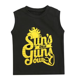 Wholesale Knitted Casual 100% Cotton Animal Children Boys Tank Top From Bangladesh - Product Image 6