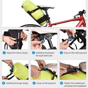 Fábrica BSCI BESTOP, Bolsa Trasera Profesional Personalizada Multifuncional para Bicicleta, Impermeable, 900D, para Viajes Largos - Product Image 5