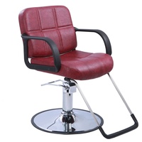 Fauteuil de coiffure professionnel en gros pour salon de coiffure, robuste avec pompe hydraulique, en cuir PU, moderne et classique, inclinable pour barbier