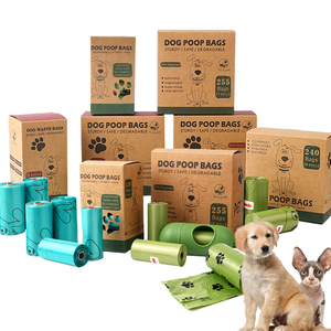 Atacado Eco-Friendly Cornstarch <span class=keywords><strong>Dog</strong></span> <span class=keywords><strong>Poop</strong></span> Bags Envoltório Plástico Biodegradável para Eliminação Sustentável Pet Waste - Product Image 1