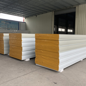 Panel Sándwich <span class=keywords><strong>de</strong></span> <span class=keywords><strong>Lana</strong></span> <span class=keywords><strong>de</strong></span> <span class=keywords><strong>Roca</strong></span> con Acero Colorido y Junta en I <span class=keywords><strong>de</strong></span> 200 mm <span class=keywords><strong>de</strong></span> Espesor, Alto <span class=keywords><strong>Aislamiento</strong></span> Acústico, Moderno y Ecológico para Centros <span class=keywords><strong>de</strong></span> Datos e Industrias - Product Image 4