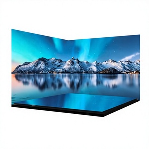 จอแสดงผล LED แบบติดผนังในอาคาร รุ่น P1.56 500*500 R3 Series สำหรับติดตั้งแบบโค้ง มุมโค้ง 5000 cd มุมมองเห็น 178 องศา สำหรับการโฆษณา - Product Image 1