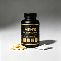 Comprimés multivitaminés pour hommes avec extrait de racine de maca et d'épimède, vitamine D, complexe B, magnésium, sélénium, complément alimentaire à base de plantes