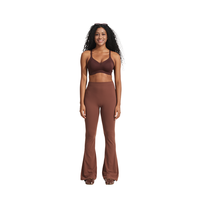 Pantalon de yoga évasé taille haute amincissant, coupe bootcut, extensible, effet ventre plat, confortable, pour le fitness, le yoga, la gym et le quotidien