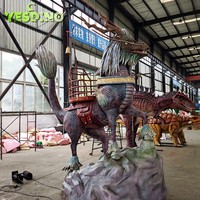 Mythological Lege Animatronic Qilin Statue Modèle Silicone Monstre Animé Personnage pour Exposition de Jeux et Parc d'Attractions