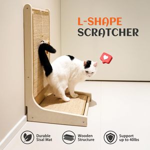 Griffoir mural vertical <span class=keywords><strong>en</strong></span> <span class=keywords><strong>bois</strong></span> pour chat, résistant aux morsures, pour aiguiser les griffes, jouet ludique, vente <span class=keywords><strong>en</strong></span> gros fabricant - Product Image 5