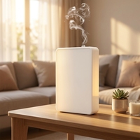 Diffuseur d'arômes sans eau Crearoma 500ML, en plastique, à piles, contrôlé par application, pour huiles essentielles, pour la maison, l'hôtel