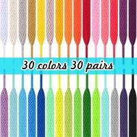 Lacets de chaussures super élastiques sans cravate 4 couleurs imprimées en nylon plastique PP et polyester pour cordon de corde de lacet