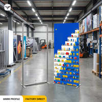 Nouvelle boîte à lumière modulaire portable, montage sans outil, support de cadre en tissu robuste, panneau publicitaire LED pour exposition