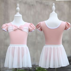 Vestido <span class=keywords><strong>de</strong></span> Ballet <span class=keywords><strong>de</strong></span> Algodón para Niñas <span class=keywords><strong>con</strong></span> Mangas Cortas Abullonadas, Tutú <span class=keywords><strong>con</strong></span> Lazo Grande, Leotardo <span class=keywords><strong>con</strong></span> Panel <span class=keywords><strong>de</strong></span> Malla, Falda <span class=keywords><strong>de</strong></span> Tul <span class=keywords><strong>con</strong></span> Volantes en Capas, <span class=keywords><strong>Disfraz</strong></span> <span class=keywords><strong>de</strong></span> Danza para Niñas - Product Image 5