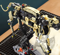Ensemble de blocs de construction en plastique ABS de plus de 700 pièces, modèle d'animal guépard, jouet éducatif pour les enfants de 7 à 14 ans, unisexe, échelle 1:24