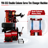 Machine à changer les pneus à double colonne YuanMech YM-553, 13-26, équipement de changement de pneus de voiture, certifiée CE, moteur 1,1 kW