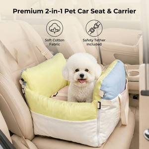 Asiento Elevador Profesional <span class=keywords><strong>para</strong></span> <span class=keywords><strong>Perros</strong></span> con <span class=keywords><strong>Anclaje</strong></span> de 3 Puntos, Desmontable, Lavable, de Espuma Viscoelástica, Bolsa de Transporte <span class=keywords><strong>para</strong></span> Viajes <span class=keywords><strong>para</strong></span> <span class=keywords><strong>Perros</strong></span> Pequeños - Product Image 5