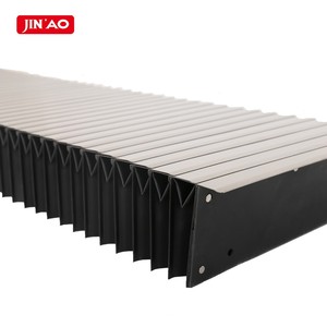 Housses de protection blindées flexibles à trois côtés en soufflet <span class=keywords><strong>accordéon</strong></span> avec lamelles en acier - Product Image 6